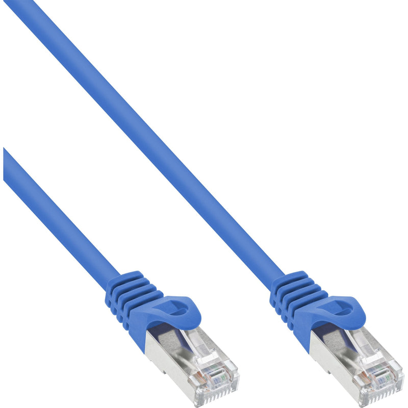 Inline Network Cable F/UTP CAT.5E Blue 0.3M