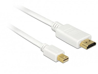 Delock Cable Mini DisplayPort 1.1 St Hdmi-a St 0.5M White — image 1