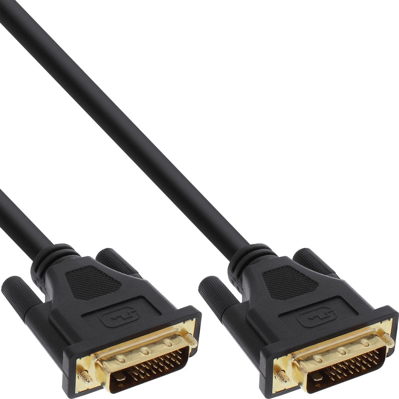 Inline Cable DVI-d Premium 24 + 1 Male a Male Dual Link 2M