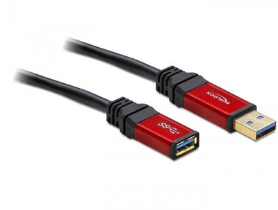 Delock USB Cable 3.0 (alargo) Premium 3M Black/Red — image 1