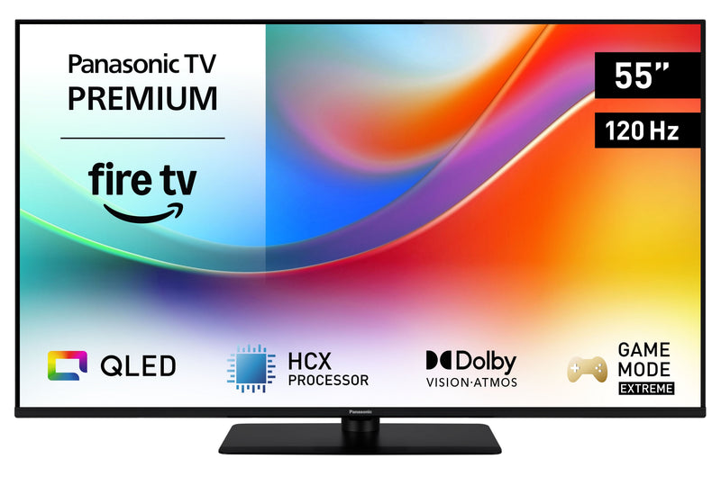 Panasonic TV 55 (3840X2160) TV-55W85B 16:9 4K QLED 120HZ Fire TV Hdr Dolby Atmos