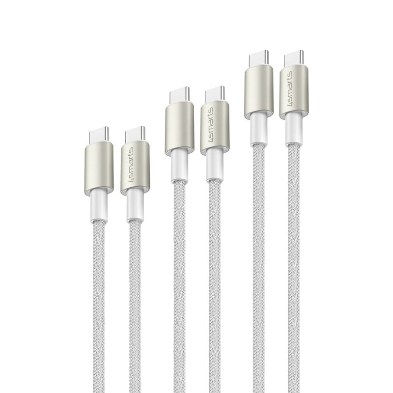 4SMARTS USB-C Kabelset Premiumcord 60W Includes Digit Adapter