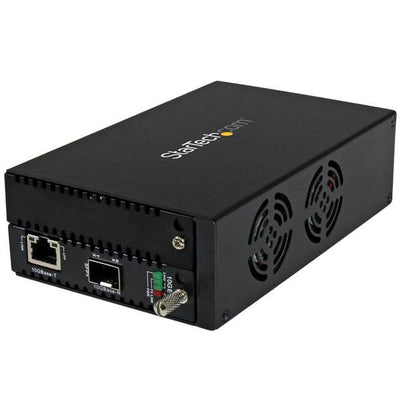 StarTech.com Converter Medios Ethernet Cobre a Fibre 10 Gigabits Gestionado With Sfp + Abierto Converter Stand — image 1