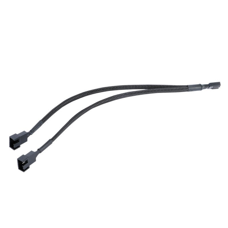 Temperature Controlled Cooling Fan 4-pin Motherboard With Mesh And CPU Adapter Cable
