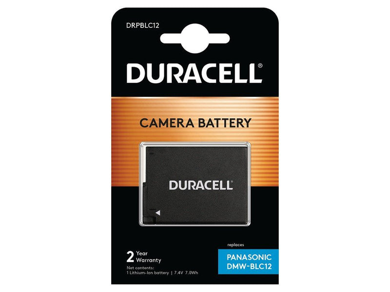 Duracell Digital Camera Battery 7.4V 950MAH Panasonic DMW-BLC12 DRPBLC12