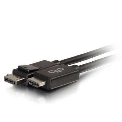 C2G 6FT DisplayPort To HDMI Cable DP To HDMI Adapter Cable M/M Cable DisplayPort (m) a HDMI (m) 1.8M Black — image 1