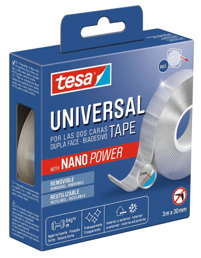 Tape Double Cara Universal Transparent 3M X 30MM — image 1