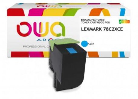 Owa Toner Compatible Lexmark 78C2XC0 Cyan (5.000 S.)