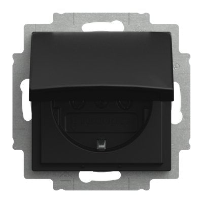 Busch Jaeger Bj 20 EUK-915 Schuko® Sockets Power Inserto With Cover Abatible Busch-balance® Si