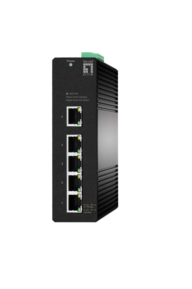 Levelone Switch 5X Ge IGS-2105 1000 Base-t RJ45 Black