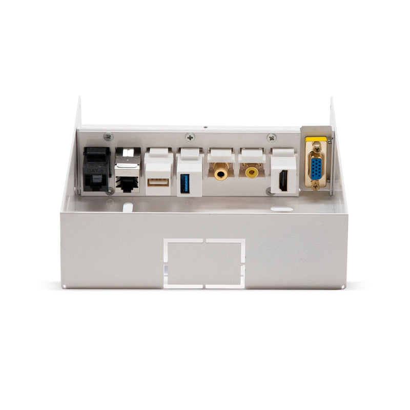 Nanocable Box Of Conexiones Multimedia Wall VGA, Hdmi, JACK3.5, Rca, USB 2.0 B, USB 3.0, 2X RJ-45