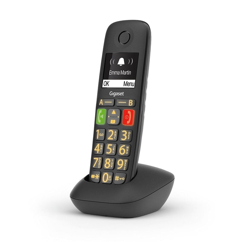 Gigaset E290HX, Phone Dect, Terminal Wireless Speaker 150 Entradas, Black