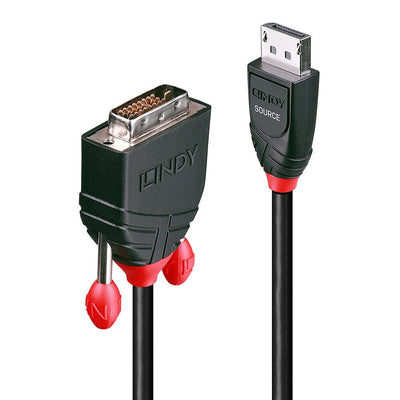 Lindy 41490 Cable DisplayPort 1M DVI-d Black — image 1