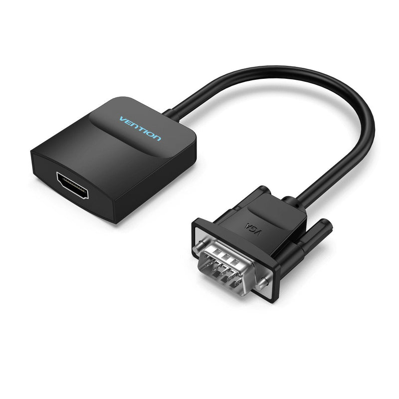 Vention Cable Converter Acnbb VGA Male HDMI Female 15CM Black
