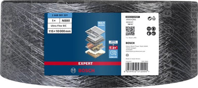 Bosch Professional Roll Fieltro Expert N880 Ultrafine S, 115MM X 10M, Hoja Lija Grey Roll 10 Metres Lijado a — image 1