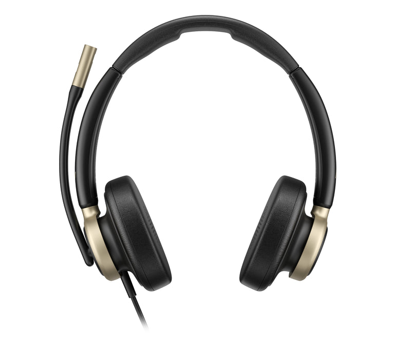 Poly Auricular HP Mission 825 Mission 800 Series Sound Activo USB-A USB-C Negro Certificado Equipos Microsoft