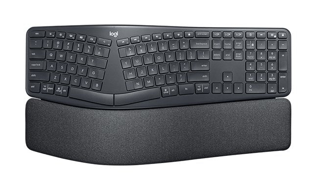 Logitech Keyboard German Ergo K860 RF Wireless + Bluetooth Qwertz Graphite