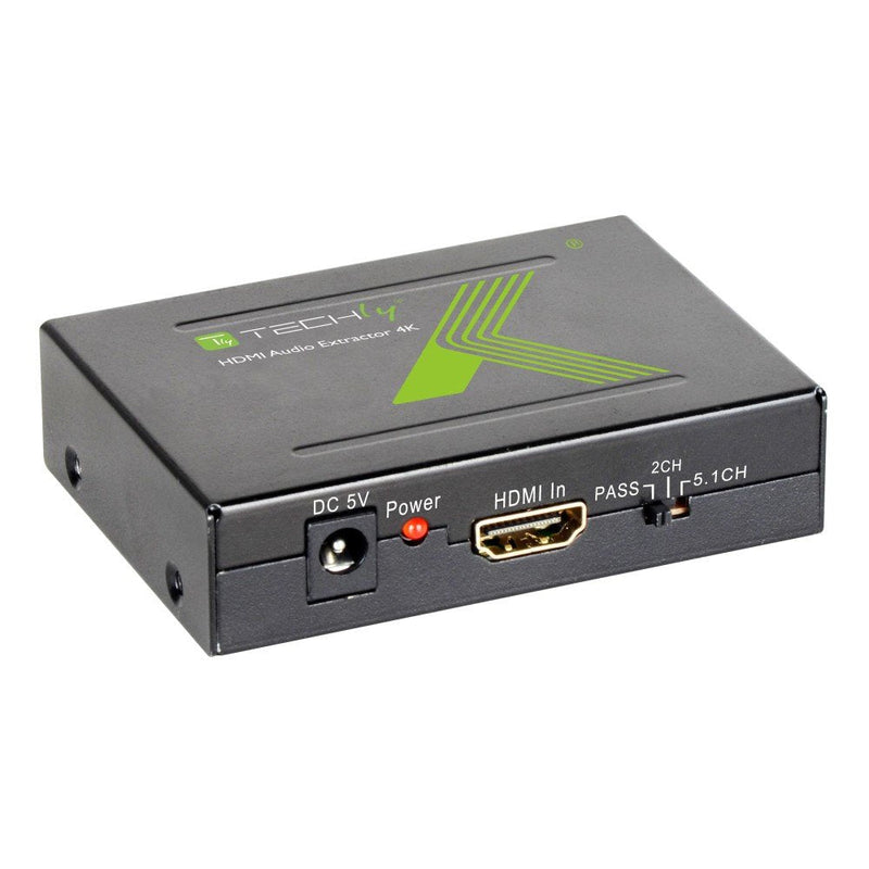 Techly Idata Hdmi-ea Extractor Audio Spdif 5.1CH, Rca Analógico 2CH With HDMI 4K60HZ