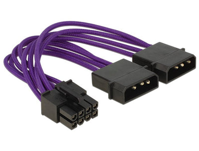 Delock Cable Power 8 Pin Eps 2 X 4 Pin Molex — image 1