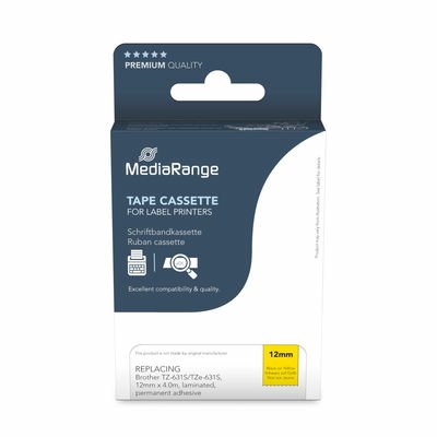 Mediarange Tape Aprox. Brother TZ-631S TZE-631S 12MM 4MS — image 1