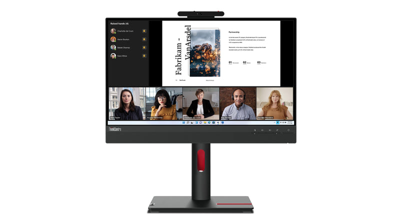 Lenovo Thinkcentre Tiny-in-one 22 Gen 5 Monitor LED 22 (21.5 Visible) Touchscreen 4 Ms HDMI DisplayPort Speake