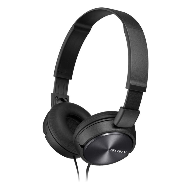 Sony Headphones Diadema MDR-ZX310 Design Foldable Maxima Movilidad Musical Cascos Acolchados Cable 1.2M Black