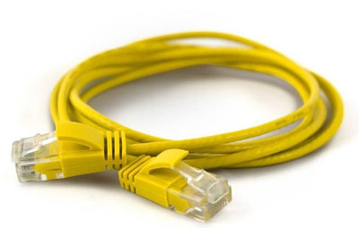 Wantec Network Cable UTP CAT.6A D2,8MM 0,25M Yellow — image 1