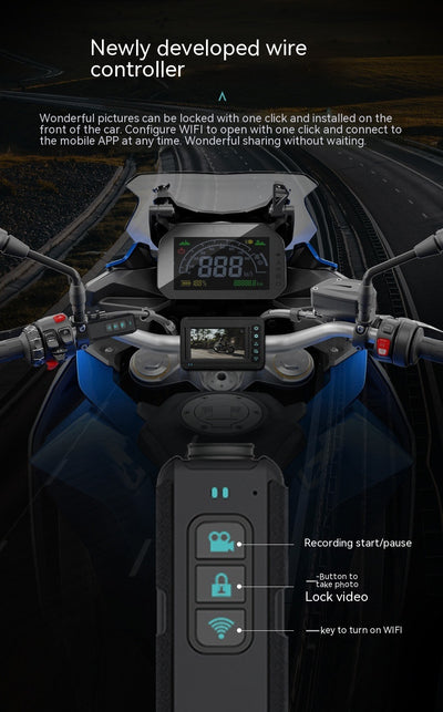 GPS Trajectory Of High-definition Motorcycle Waterproof Recorder