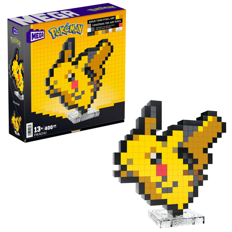 Mattel Mega Pokémon Pikachu Pixel Art, Toy Construcción HTH74