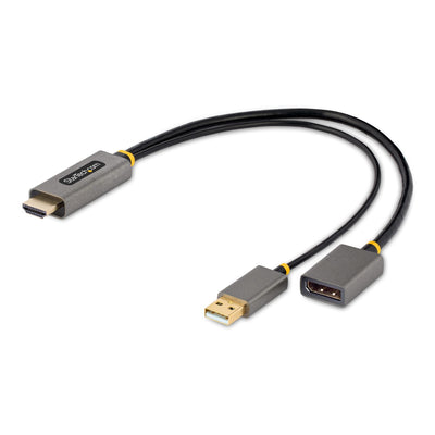 StarTech Adapter HDMI a DisplayPort - Activo - 4K 60HZ Alimentado USB - 30CM — image 1