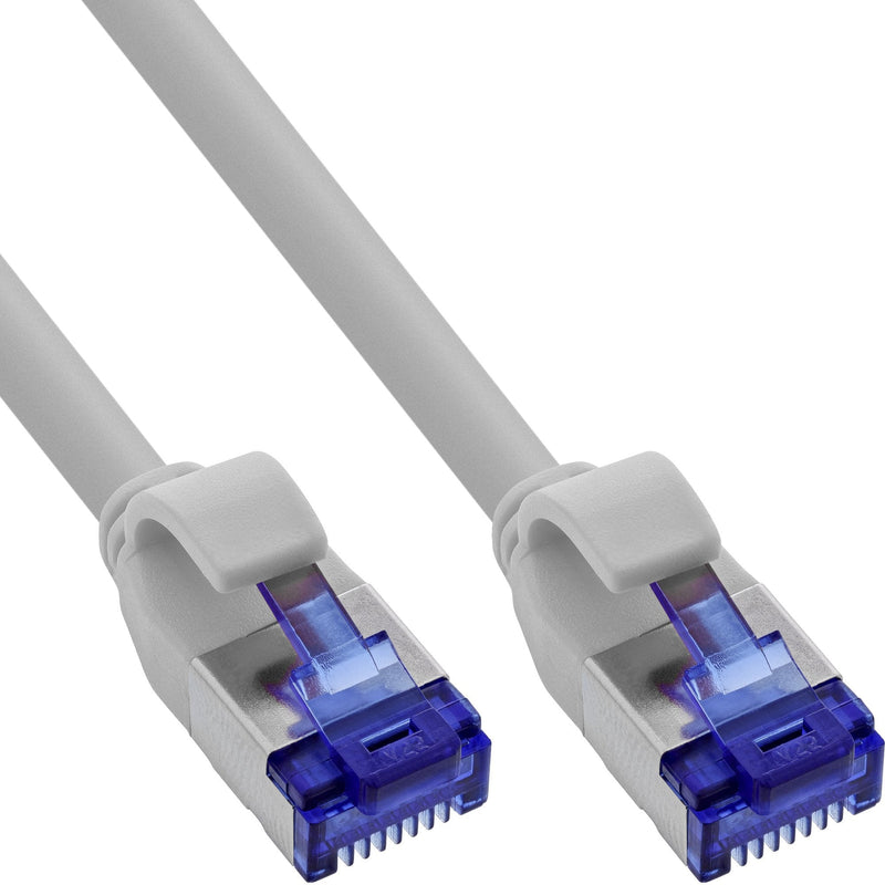 Inline® Network Cable Slim, CAT.6A, S/FTP, Tpe (lszh) Flexible, PoE, Grey 25M