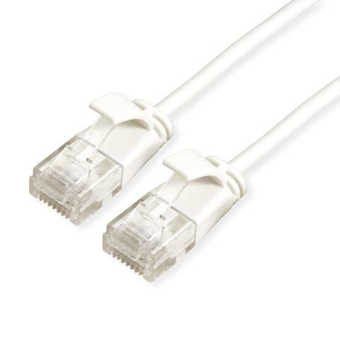 Roline Verde UTP Network Cable CAT.6A (class Ea), Lsoh, Slim, Blanco 2M