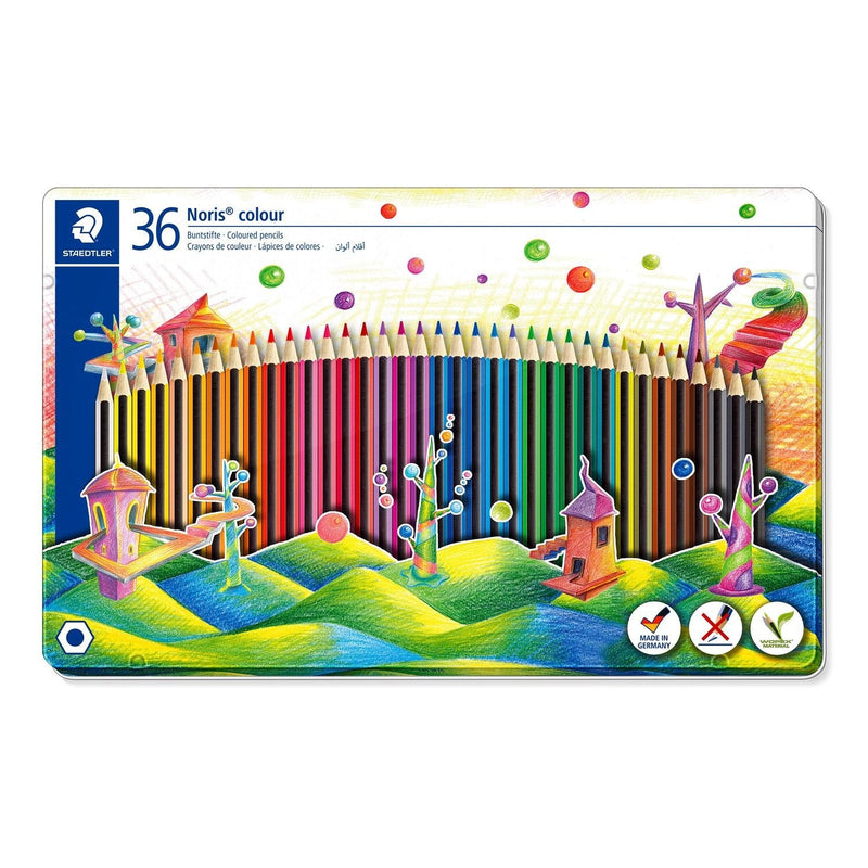 Staedtler Pencils Colours Noris Colour Surtidos Case Metallic 36