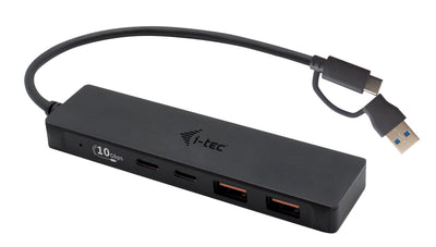 I-tec USB-C Hub 2 + 2x USB-C/a Perp USB-C Metal Hub 2x USB-C 2x USB-A — image 1