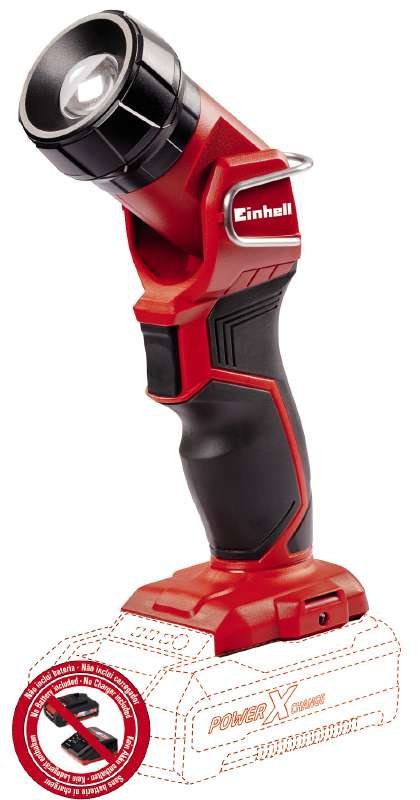 Einhell Lamp Battery Te-cl 18 Li H-solo, 18 Voltios, Foco Construcción Red/Black Without Battery Ni Charger 45