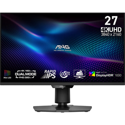 MSI Monitor Mag 274UPDF E16M 27 3840 X 2160 Pixels 4K Ultra HD LED Black — image 1
