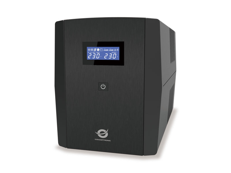 Conceptronic UPS ZEUS04G UPS (ups) Line Interactive 2,2KVA 1320W 4 Salidas AC