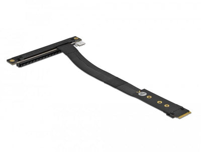 Delock M.2 Key M a PCIE X16 NVMe Adapter Angulado With 20CM Cable — image 1