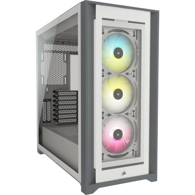 Corsair PC Case Icue 5000X Glass Tempered White — image 1
