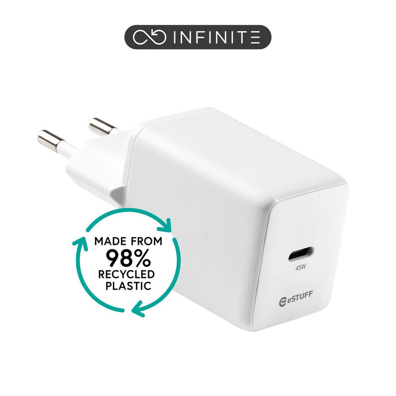 Infinite (grs) USB-C Charger Eu Pd 45W GaN. 1 X Usb-c.