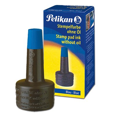 Pelikan Ink Sellar Without Oil - 28ML - Secado Fast - Resistant Water - Colour Blue Intenso — image 1