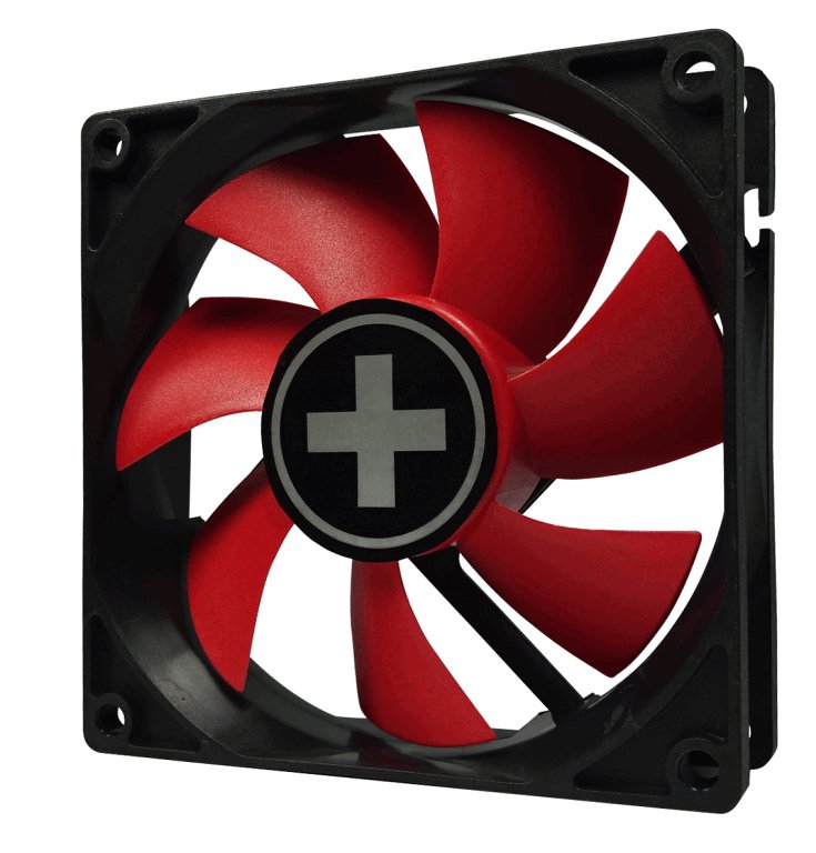 Xilence XPF92.R Fan Computer 9,2CM Black Red