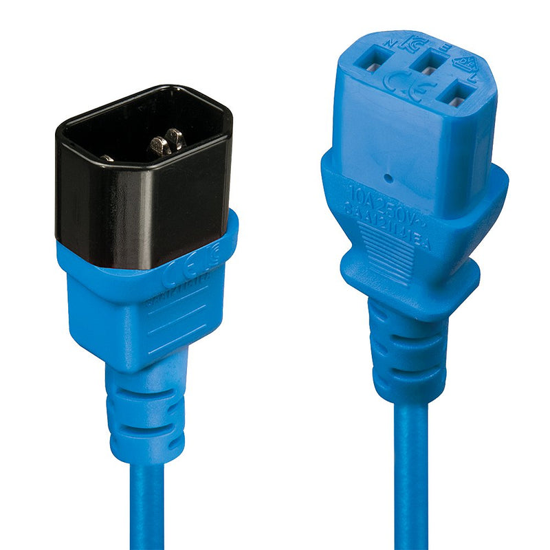 Lindy Alargador Network IEC C14 - C13 Blue 1M