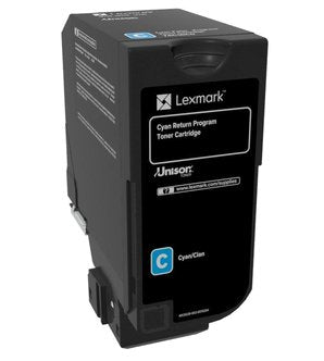 Lexmark CX725 Cartridge Toner Cyan High Yield Retornable