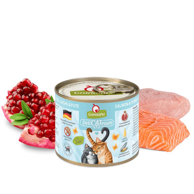 Granatapet Delicatessen Salmon And Turkey - Comida Húmeda Gatos - 200G — image 1