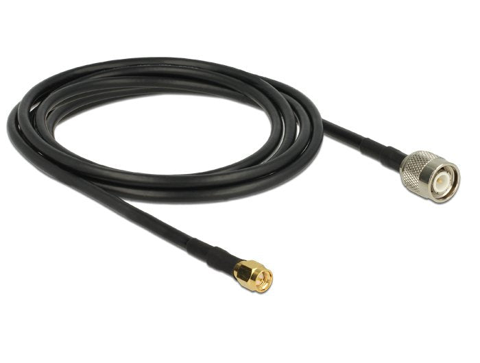 Delock Antennencable Tnc Plug Sma Plug CFD200 2,5M Low Loss