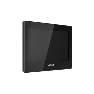 Dahua VTH5422HB Monitor Indoor 7 Surface Video Doorbell IP 2-HILOS Screen Touchscreen PoE SD 6E 1S Alarm Black — image 1