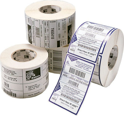 Zebra Roll Labels Z-select 102X76MM 930 Labels Eje 25MM Tranf.termica White — image 1