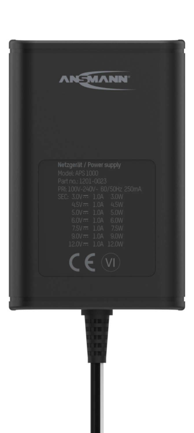 Ansmann Aps 1000 Neu Max. 12W 1201-0023