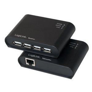 Logilink UA0230 Hub Interfaz USB 2.0 480 Mbit/S Black